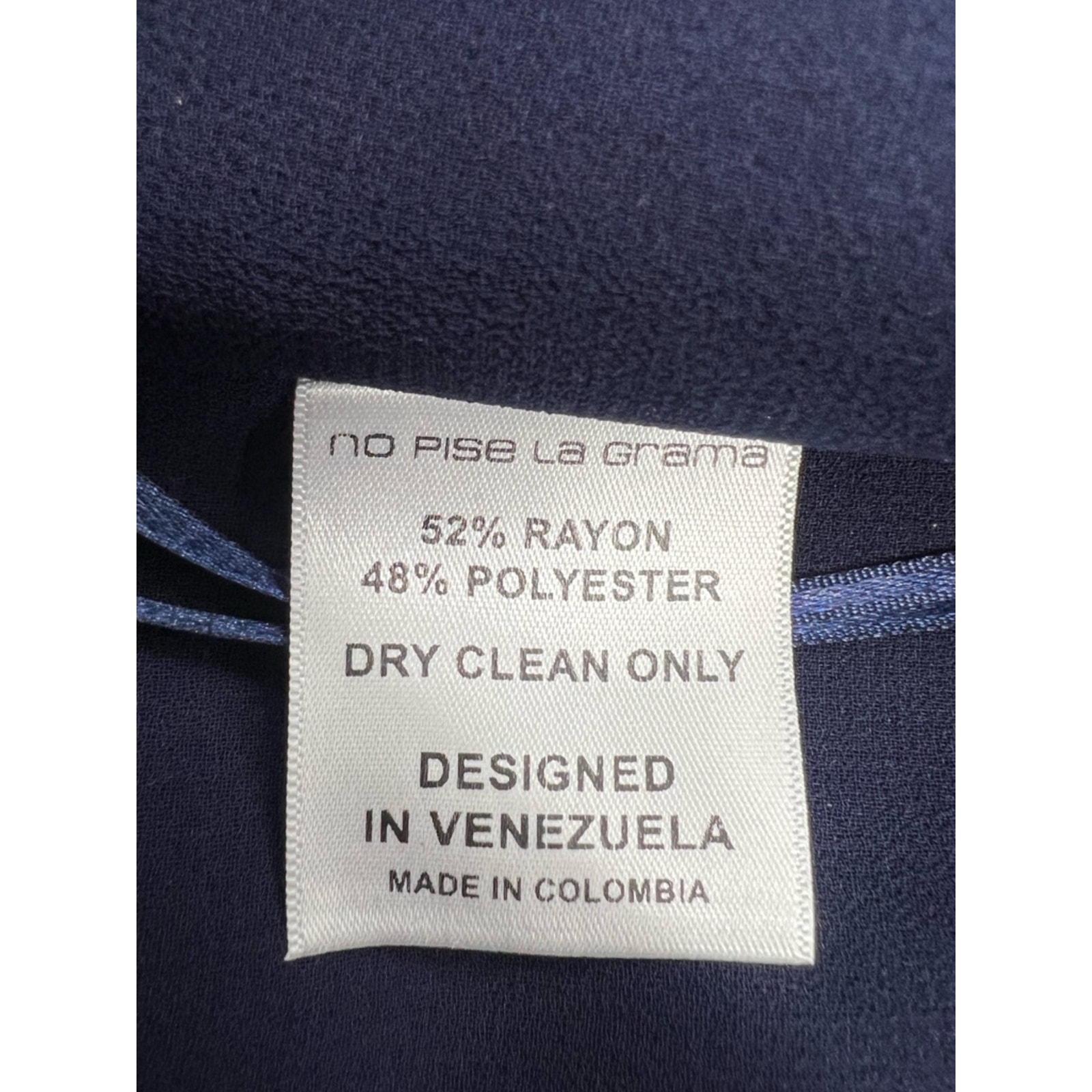 No Pise La Grams Diana Dress Blue Sz 8 Nwt — image 4 of 8